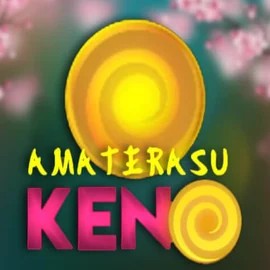 Logo of Amaterasu Keno from Mascot Gaming at Nine Casino