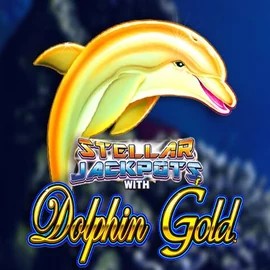 Dolphin Gold with Stellar Jackpots logo by Lightning Box Game at Nine CasinoDolphin Gold with Stellar Jackpots