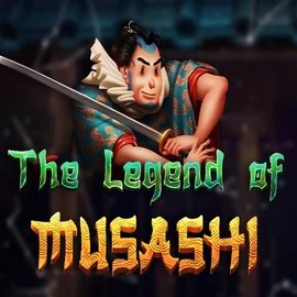 The Legend of Musashi slot logo by Peter & Sons at Nine CasinoThe Legend of Musashi